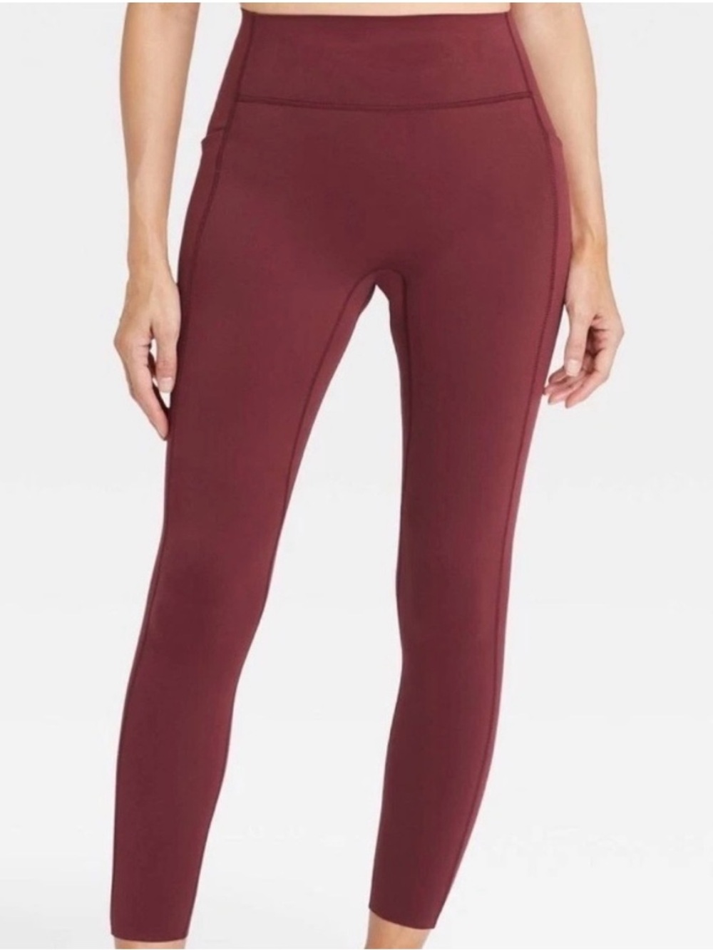 NWT All In Motion High-Rise Maroon Leggings